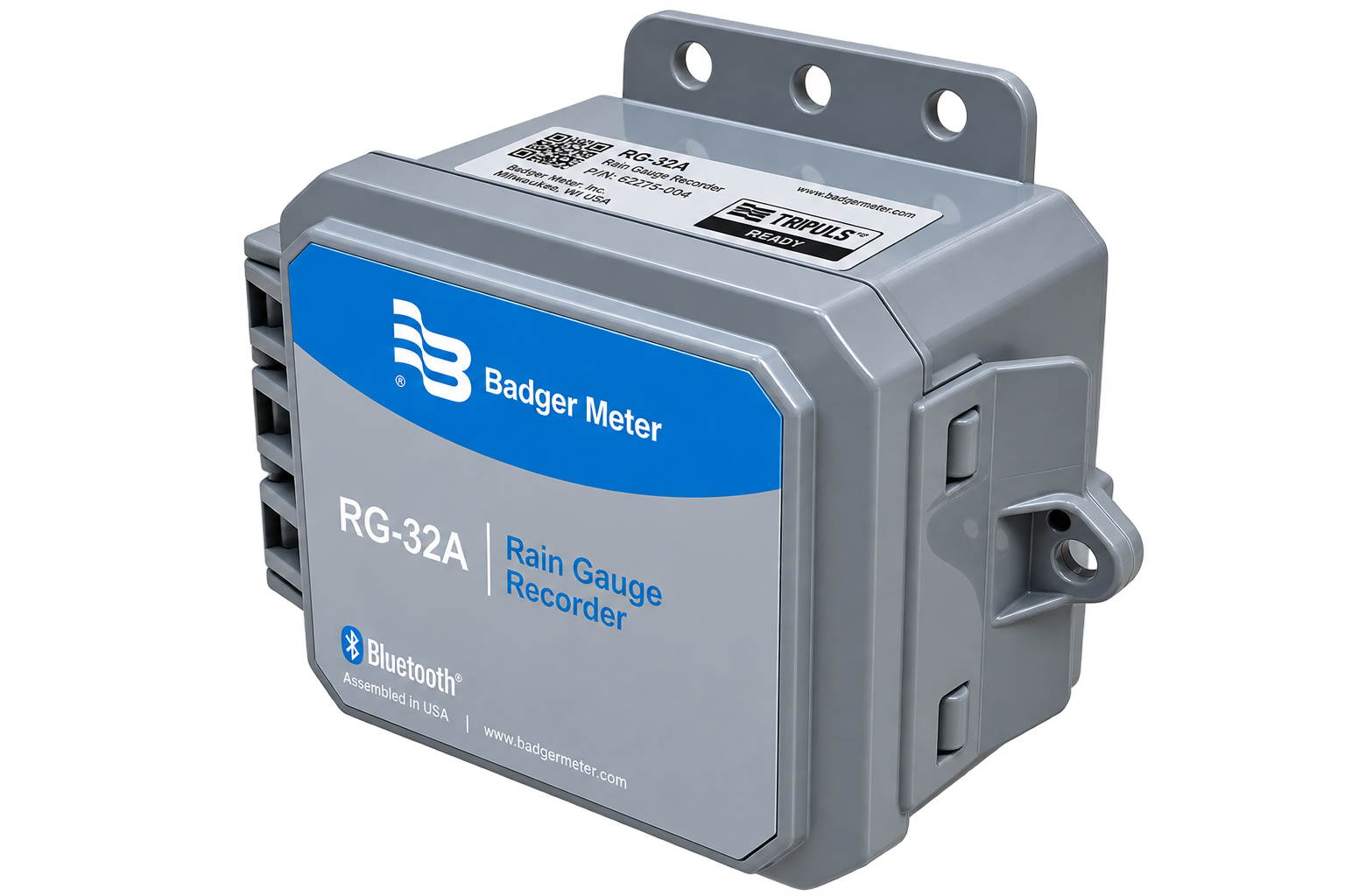 Badger Meter RG-32A: registrador de datos pluviómetro para monitoreo remoto en campo