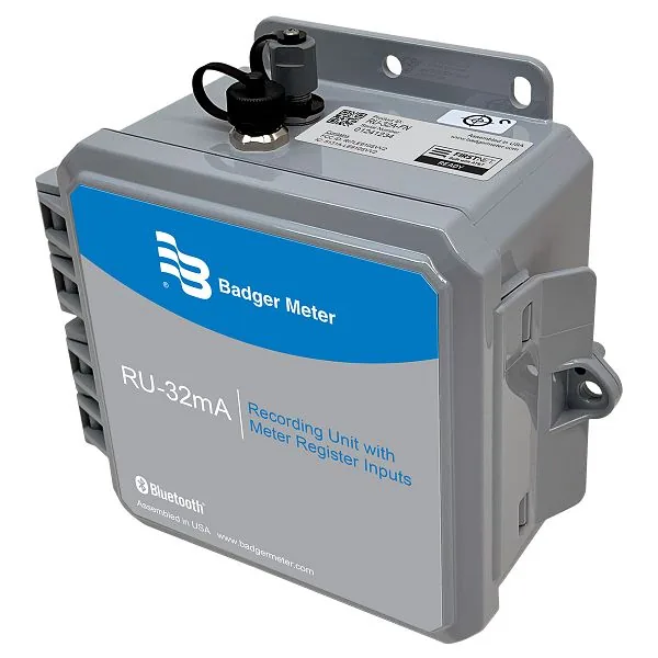 Badger Meter Ru-32imA — Monitor multicanal telemetría e impulsos