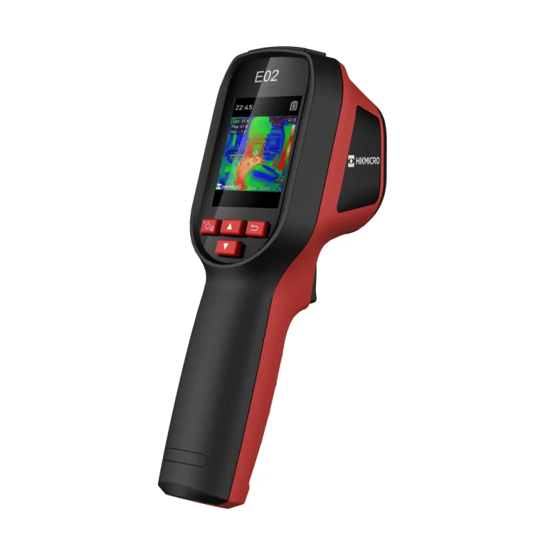 HIKMICRO E02: cámara termográfica portátil compacta de la serie E, con cámara visual