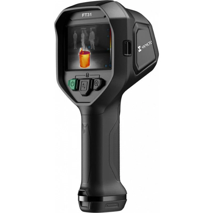 Cámara termográfica HIKMICRO FT31 para combate de incendios, con pantalla LCD de 4.3 pulgadas y asa lateral