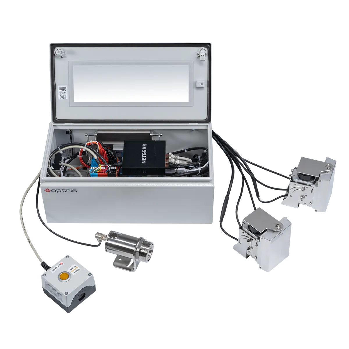 Optris Glass Inspection Systems: las cámaras termográficas de 7.9 µm para la industria del vidrio