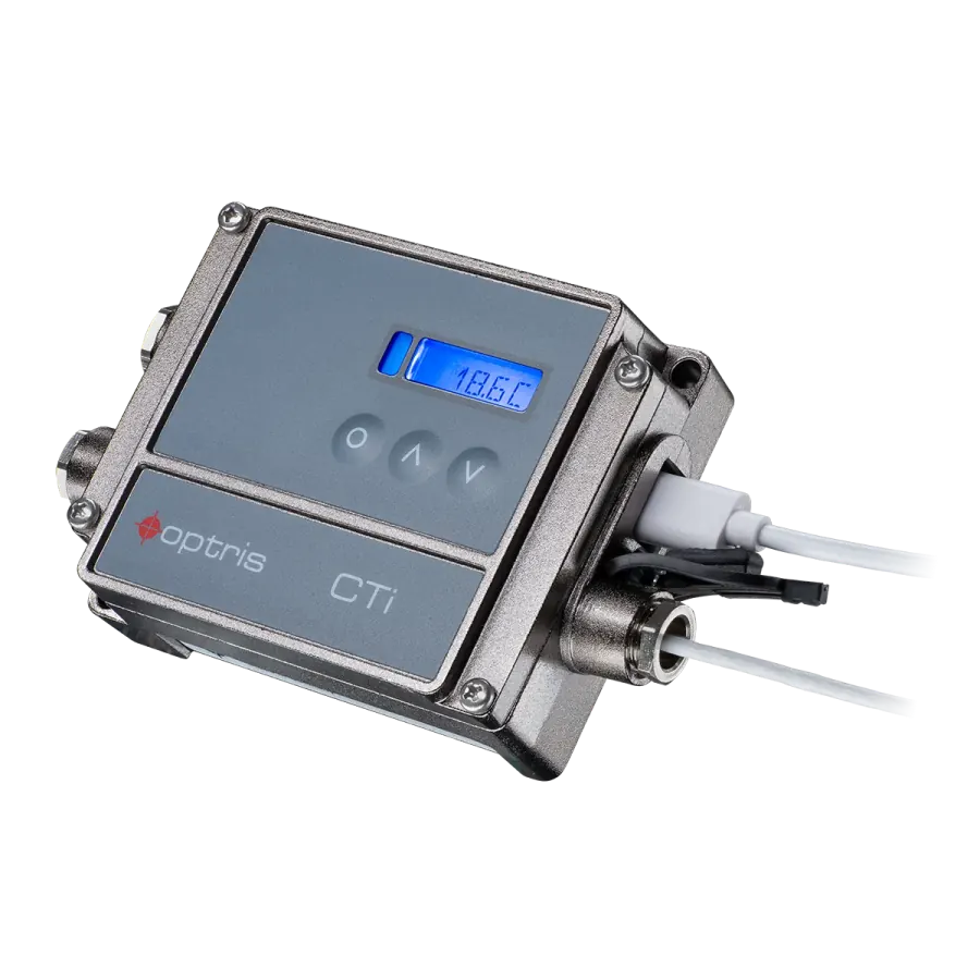 Unidad electrónica del sistema de medición infrarroja Optris CTi LTex