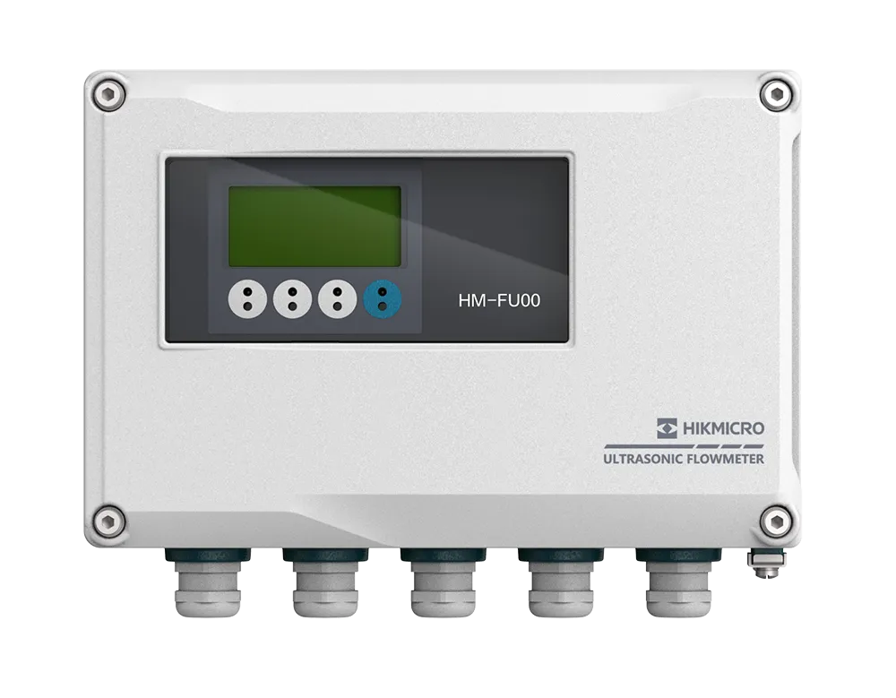 Transmisor del medidor de flujo ultrasónico clamp-on HIKMICRO FU00