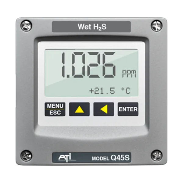 Badger Meter Q45S: monitor de sulfuro de hidrógeno húmedo con purga de aire automática