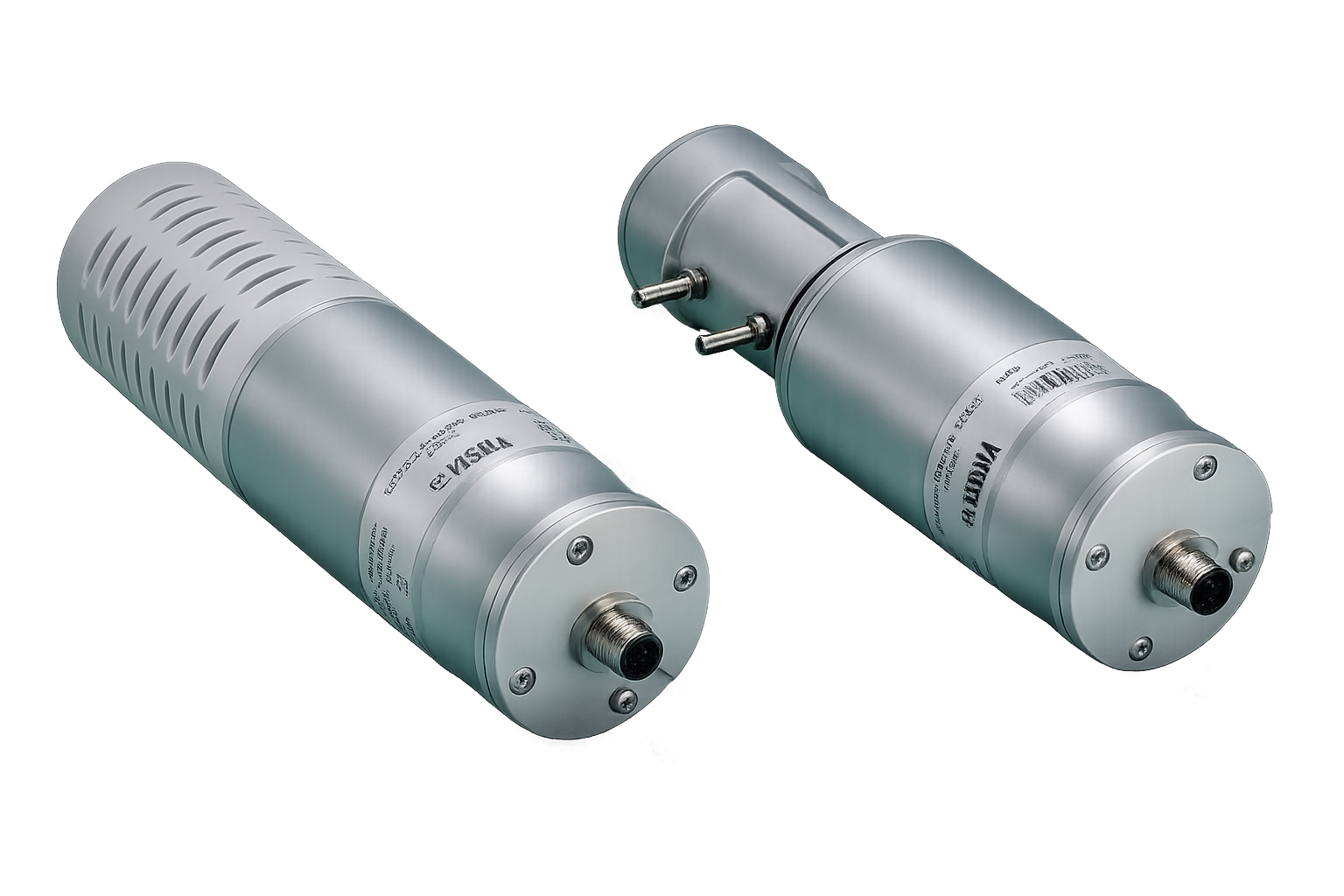Sonda de CO₂ Vaisala GMP343, de cuerpo cilíndrico en aluminio anodizado, para medición ecológica a la intemperie