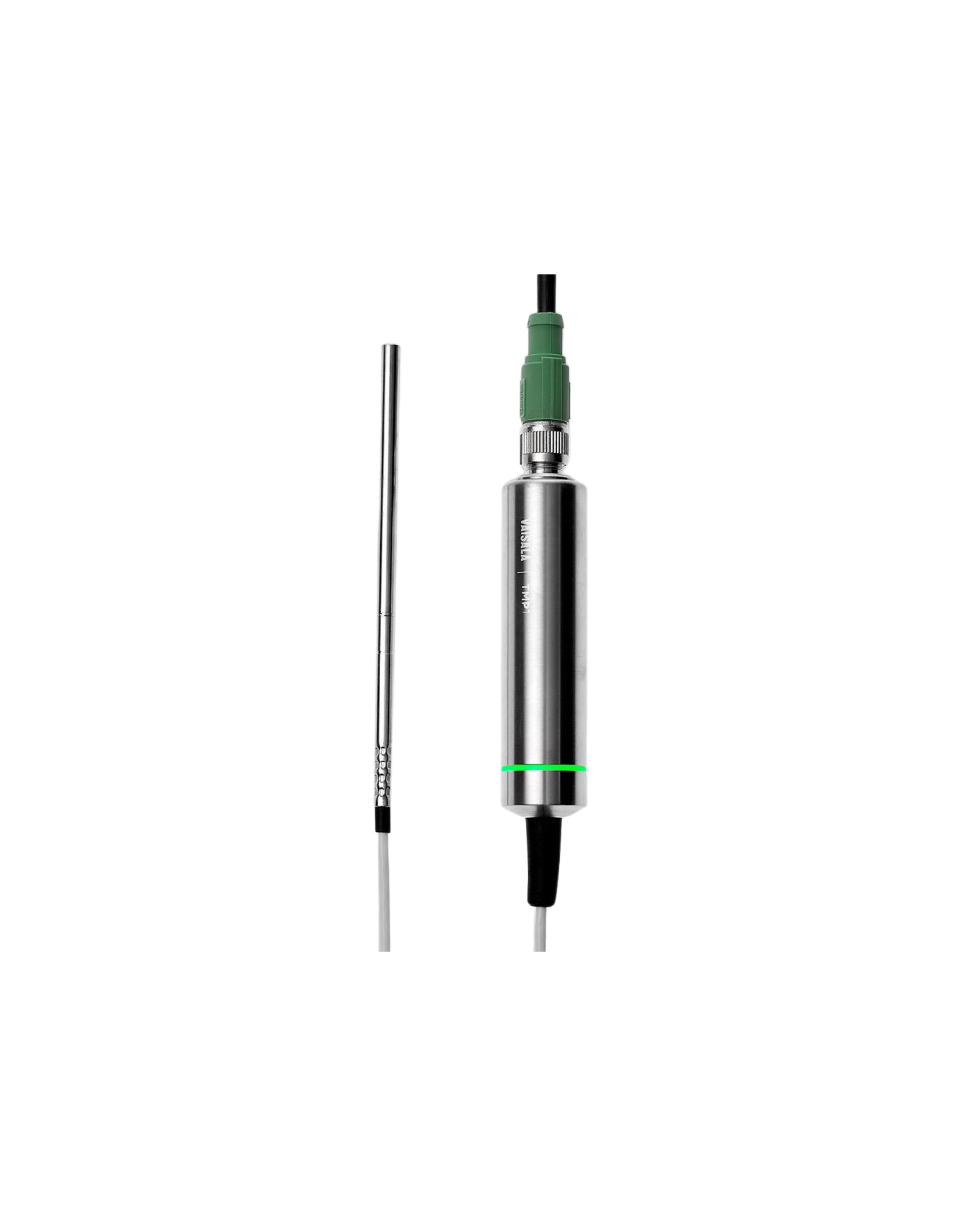 Sonda de temperatura Vaisala TMP1 de acero inoxidable con cable y conector M12